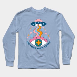 Ufo Psychedelic Aliens Long Sleeve T-Shirt